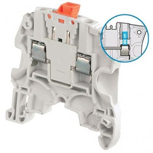 4MMÂ² Screw Clamp Terminal Block - Disconnect + Test