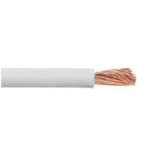 16mm WHITE 72A SINGLE FLEX CABLE /M SANS 1574