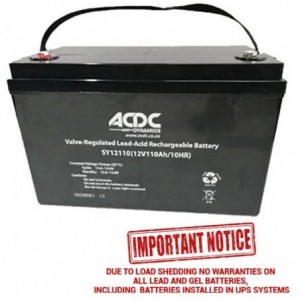 12V 1.2A/H Battery Sealed Lead Acid