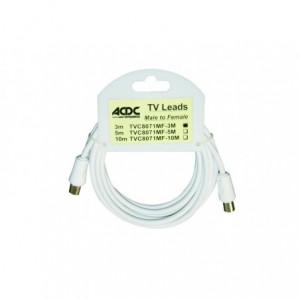 TV Rf Lead 75 Ohm Male To Male /3M
