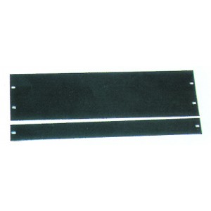19" Blanking Plate 4U Black