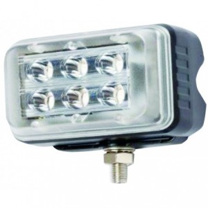 12-24VDC- 1/0.5A- 18W- WHITE LED (3W x 6)STROBE-  IP67