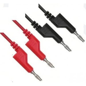 BLACK AND RED 4mm PLUG TEST LEAD