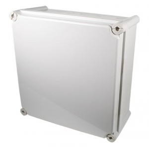 ENCLOSURE 280x280x130 GREY SCREW LID IP66