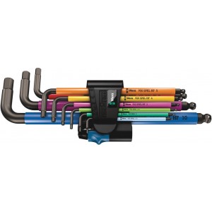 9 Piece Multicolour L-KEY Set Metric