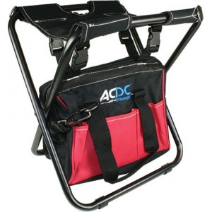 6 Pocket Polyester Tool Bag With Built In Seat