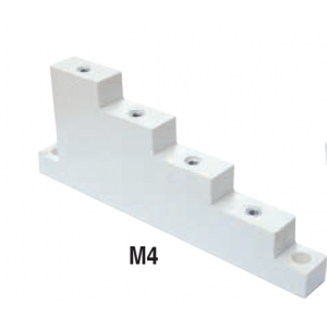 Insulator Stepped For Perforated Bar M4