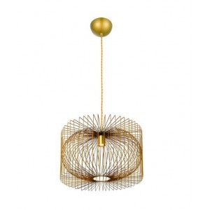 230VAC 40W 1XE27 Pendant Gold Wire 350DIA.