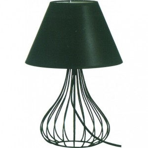 230VAC 40W 1XE27 Table Lamp And Shade Black