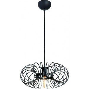 230VAC 40W 1XE27 Pendant Black Wire 350DIA.