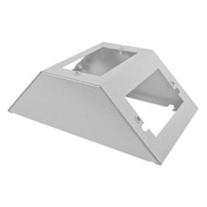 White Metal Surface Triple Socket Base