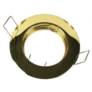 BRASS 80mm FIXED DOWNLIGHT MR16
