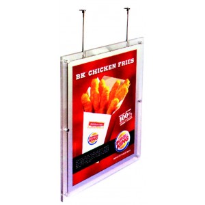 230V 9.6W DOUBLE SIDED LED CRYSTAL LIGHTBOX 694MMx520MM