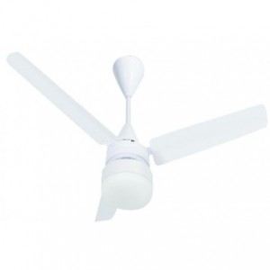 High Breeze White 3 Blade Alu 1200MM + LED Light + Remote