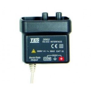 RS-232 PC Adaptor For TES-3063 Meter