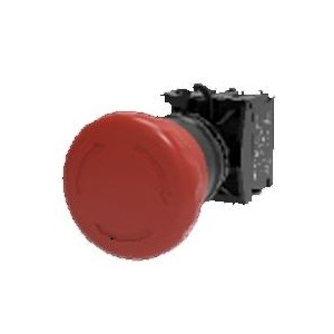 22MM Red E-STOP Twist Release 40MM Dia + 1 N/C Contact