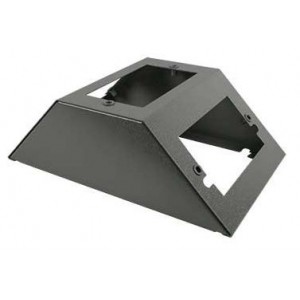 Black Metal Surface Triple Socket Base