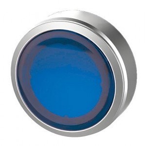 22MM Blue Flush Latching Push Button Head