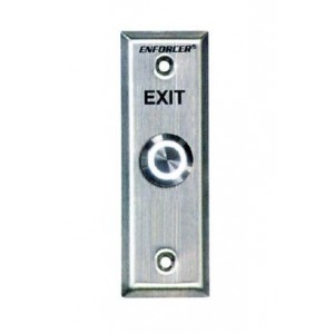 5A Exit Pushbutton C/W S/STEEL Face Plate LED Illuminated IP