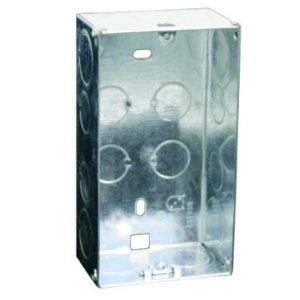 Galvanised Wall Box For 6X3 Device 131X71X47MM