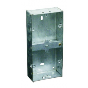Galvanised Wall Box For 2X 3X3 Device 151X71X35MM
