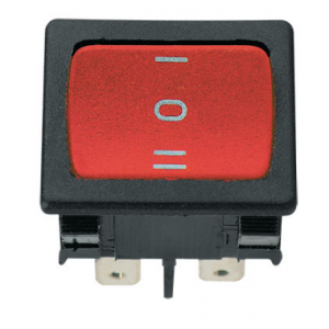Rocker Switch 16A Dpst Red ON/OFF/ON No Lamp