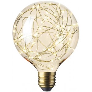 230VAC E27 G125 1.5W Twisted Wire LED Lamp