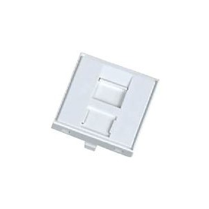 45X45MM Module Plate Single Port RJ45 Empty