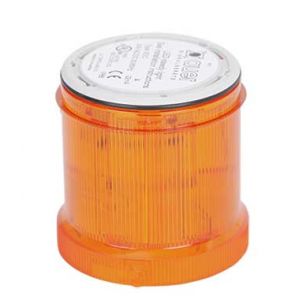 230-240VAC FLASHING AMBER LIGHT LED 2Hz 70mm