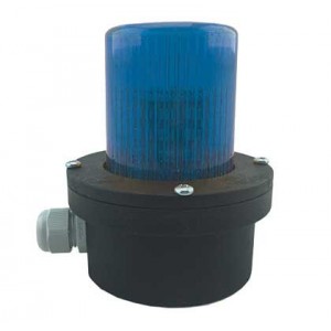 Sirenco LED Beacon Blue 12-24VDC