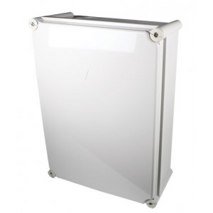ENCLOSURE 380x280x130 GREY SCREW LID IP66
