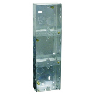 Galvanised Wall Box For 3X 3X3 Device 248X71X35MM