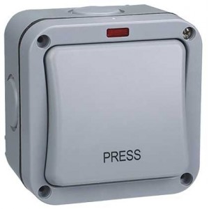 Push Button Weatherproof Switch IP65