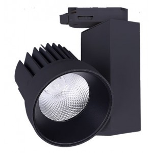 10W BLACK WARM WHITE 2-WIRE LED TRACK LIGHT 2700k