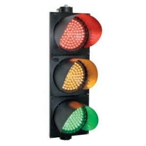 LED TRAFFIC R/Y/G SET C/W HOUSING-750x250x160mm 12VDC