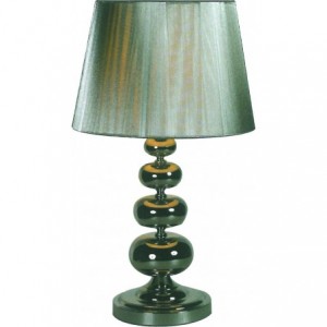 230VAC 40W 1XE27 Table Lamp And Shade Silver