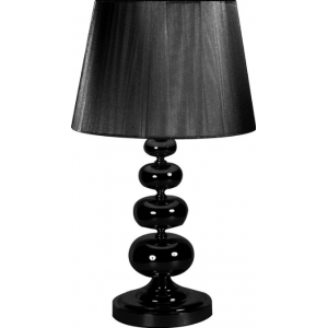 230VAC 40W 1XE27 Table Lamp And Shade Black