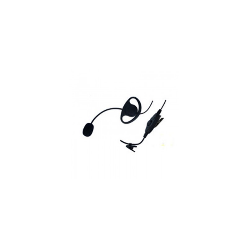 Zartek GE-274 Heavy Duty Boom Mic with PTT headset, D/cup earpiece for ZA-725, 710,708,705, ZA-758