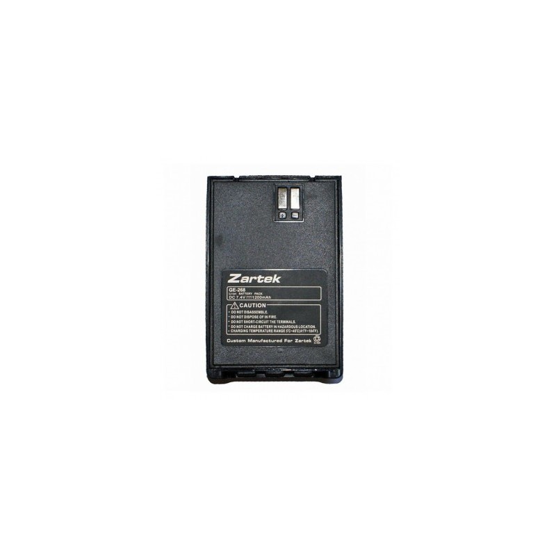 Zartek GE-268 Li-ion Battery Pack, 7.4V 1200mAH