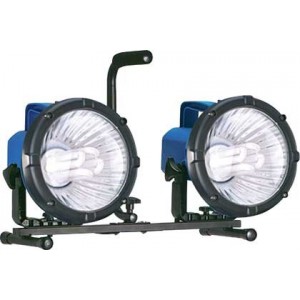 2x45W ENERGY SAVING WORK LAMPS WITH BASE IP54