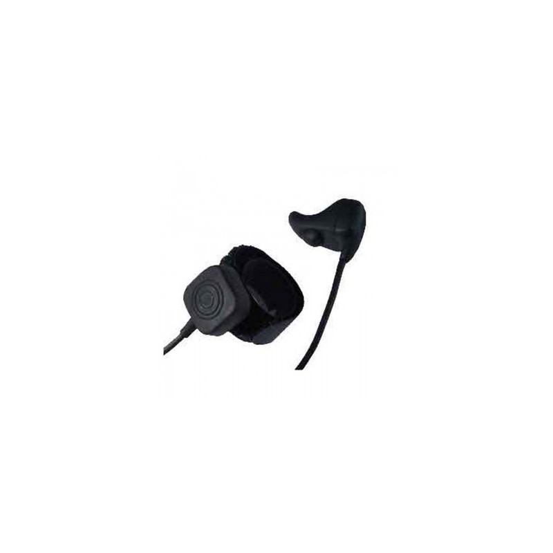 Zartek GE-244-F Pro/COM8  Ear-bone microphone with finger PTT, high noise/wind
