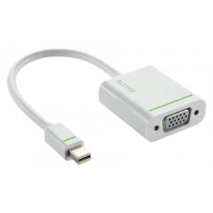 Leitz 63090001 Complete Mini DisplayPort to VGA Adapter - White