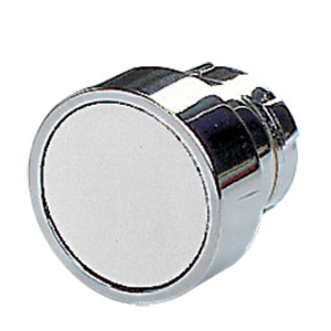 White Flush Pushbutton Head