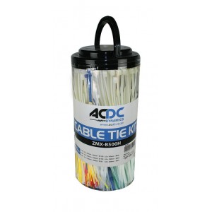 500PCS - Cable Tie Kit In Tub