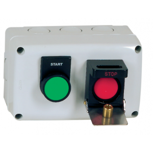 Pushbutton Stn START/STOP Padlock