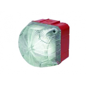 24-48VAC/DC LED STEADY/FLASHING CLEAR BEACON 184x184x176mm 1