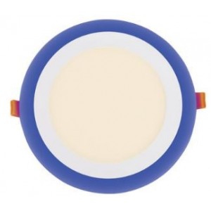 6+3W 100-240V 145mm DIA. ROUND LED DOWN LIGHT 4200K+BLUE
