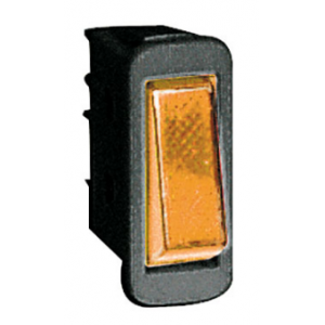 Rocker Switch 16A Spst Orange No Lamp