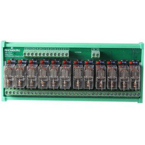 12-WAY 1C/O 230VAC Relay Board Closed Base