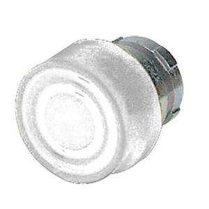 White Booted Pushbutton Head